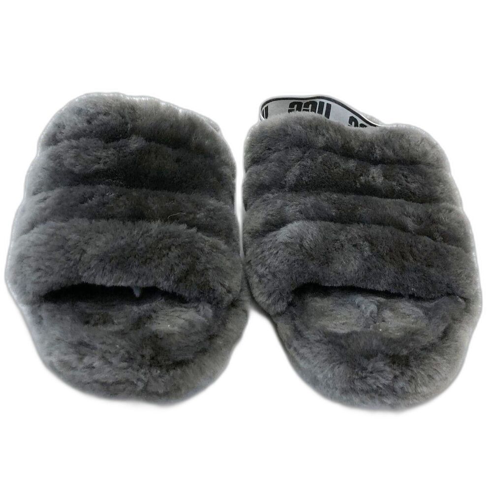 UGG Women’s Puffy Snugg Slides - Size 8 - Picture 2 of 7